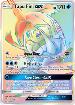Tapu Fini-GX 152/147 — Burning Shadows