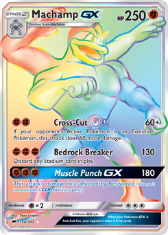 Machamp-GX 154/147 — Burning Shadows