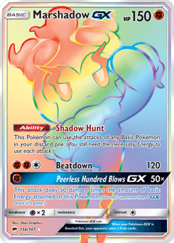 Marshadow-GX 156/147 — Burning Shadows