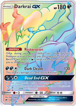 Darkrai-GX 158/147 — Burning Shadows