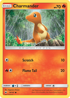 Charmander 18/147 — Burning Shadows
