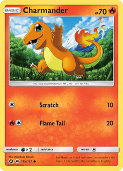 Charmander 18a/147 — Burning Shadows