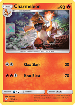 Charmeleon 19/147 — Burning Shadows