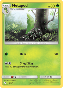 Metapod 2/147 — Burning Shadows