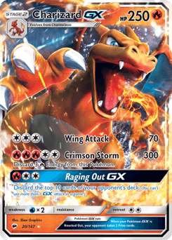 Charizard-GX 20/147 — Burning Shadows