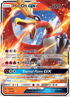 Ho-Oh-GX 21/147 — Burning Shadows