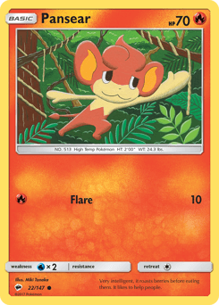 Pansear 22/147 — Burning Shadows