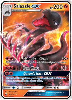 Salazzle-GX 25/147 — Burning Shadows