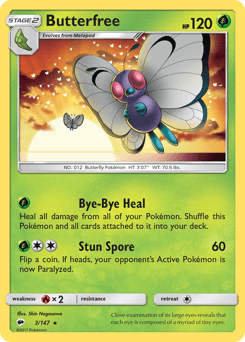 Butterfree 3/147 — Burning Shadows
