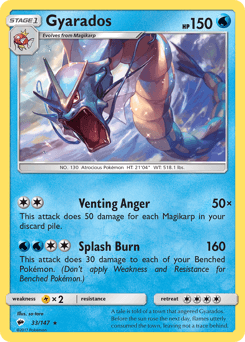 Gyarados 33/147 — Burning Shadows