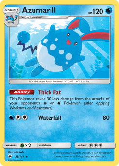 Azumarill 35/147 — Burning Shadows