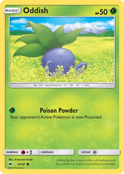 Oddish 4/147 — Burning Shadows