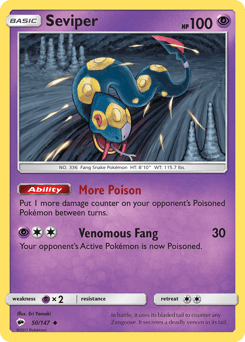 Seviper 50/147 — Burning Shadows