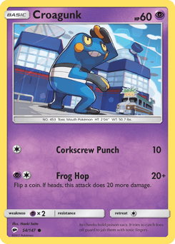 Croagunk 54/147 — Burning Shadows