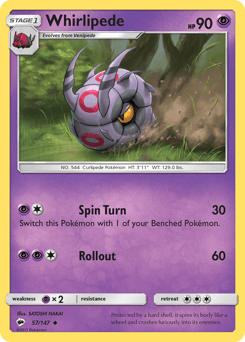 Whirlipede 57/147 — Burning Shadows