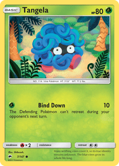 Tangela 7/147 — Burning Shadows