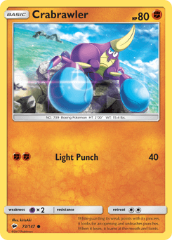 Crabrawler 73/147 — Burning Shadows