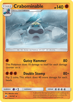 Crabominable 74/147 — Burning Shadows