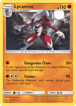 Lycanroc 75/147 — Burning Shadows