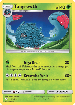 Tangrowth 8/147 — Burning Shadows