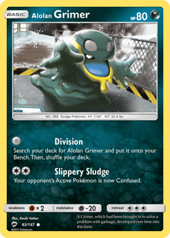 Alolan Grimer 83/147 — Burning Shadows