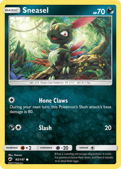 Sneasel 85/147 — Burning Shadows