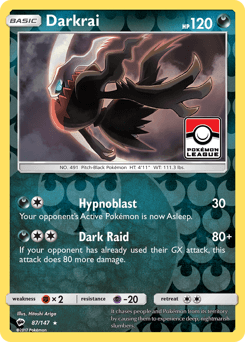 Darkrai 87/147 — Burning Shadows