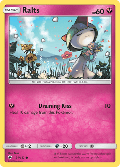 Ralts 91/147 — Burning Shadows