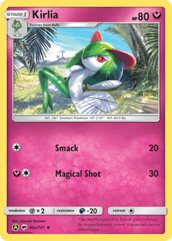Kirlia 92a/147 — Burning Shadows
