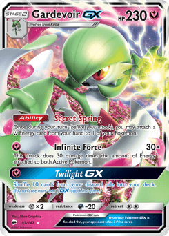 Gardevoir-GX 93/147 — Burning Shadows