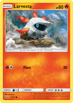 Larvesta 12/73 — Shining Legends