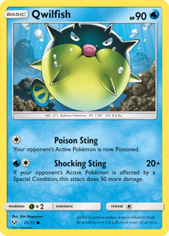 Qwilfish 21/73 — Shining Legends