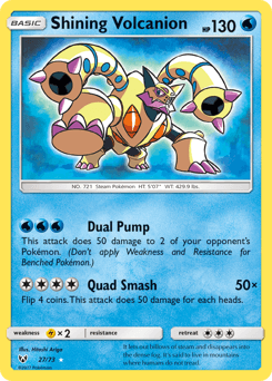 Shining Volcanion 27/73 — Shining Legends