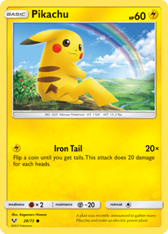 Pikachu 28/73 — Shining Legends