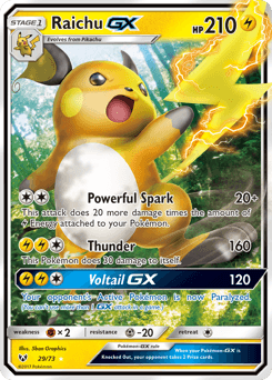Raichu-GX 29/73 — Shining Legends
