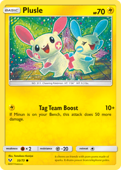 Plusle 33/73 — Shining Legends