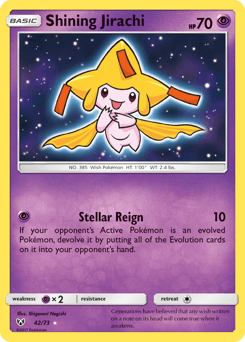 Shining Jirachi 42/73 — Shining Legends