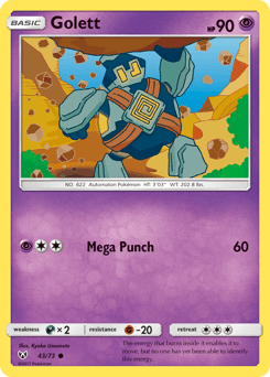 Golett 43/73 — Shining Legends