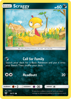 Scraggy 50/73 — Shining Legends
