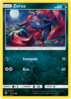 Zorua 52/73 — Shining Legends