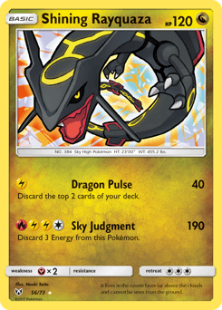 Shining Rayquaza 56/73 — Shining Legends