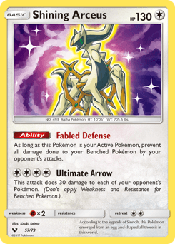Shining Arceus 57/73 — Shining Legends