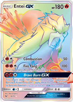 Entei-GX 74/73 — Shining Legends