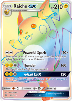 Raichu-GX 75/73 — Shining Legends