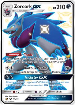 Zoroark-GX 77a/73 — Shining Legends