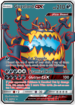Guzzlord-GX 105/111 — Crimson Invasion