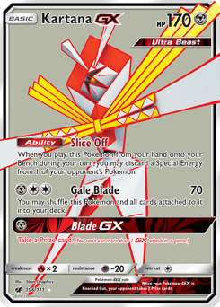 Kartana-GX 106/111 — Crimson Invasion