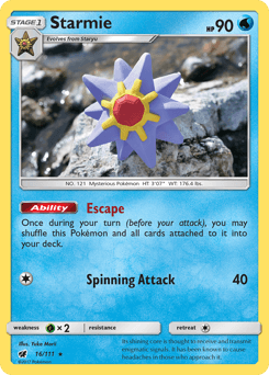 Starmie 16/111 — Crimson Invasion