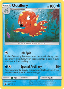 Octillery 23/111 — Crimson Invasion