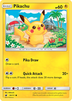 Pikachu 30/111 — Crimson Invasion
